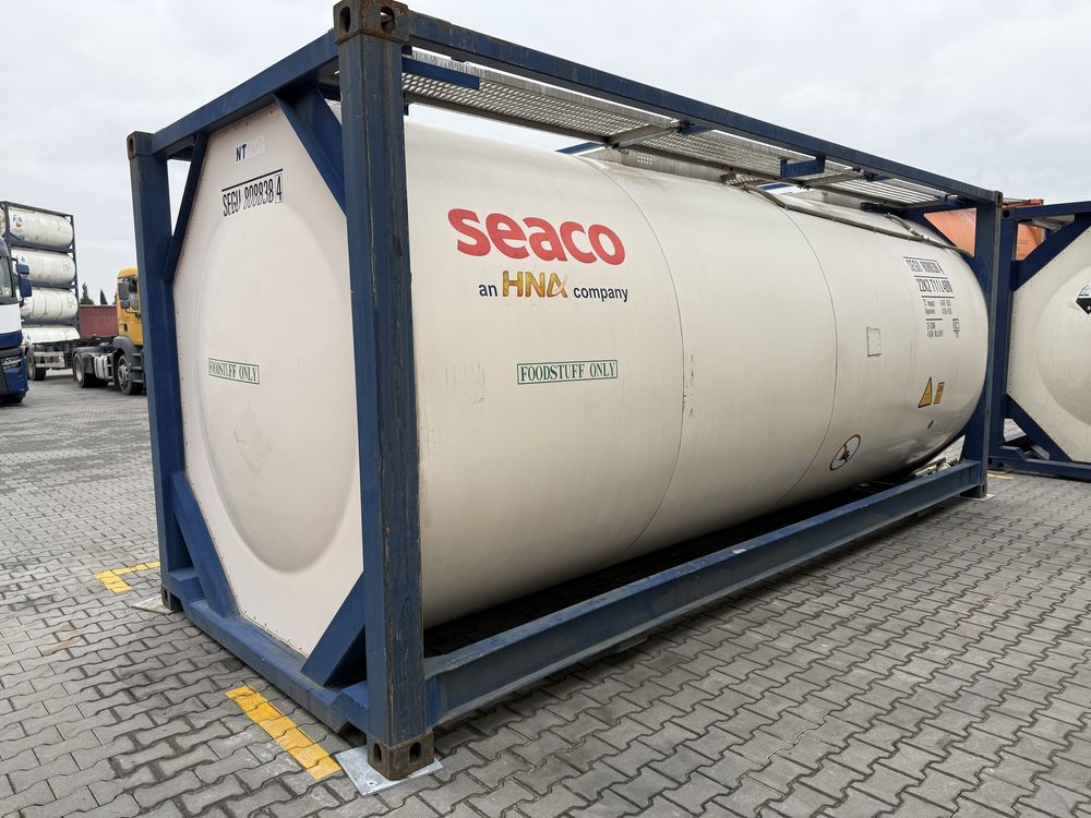 Tank kontener 25.050 ltr, cysterna, spożywczy, chemiczny ADR L4BN