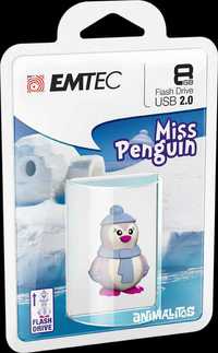 Pamięć Pendrive 8 GB EMTEC M336 Miss Penguin 8GB USB 2.0