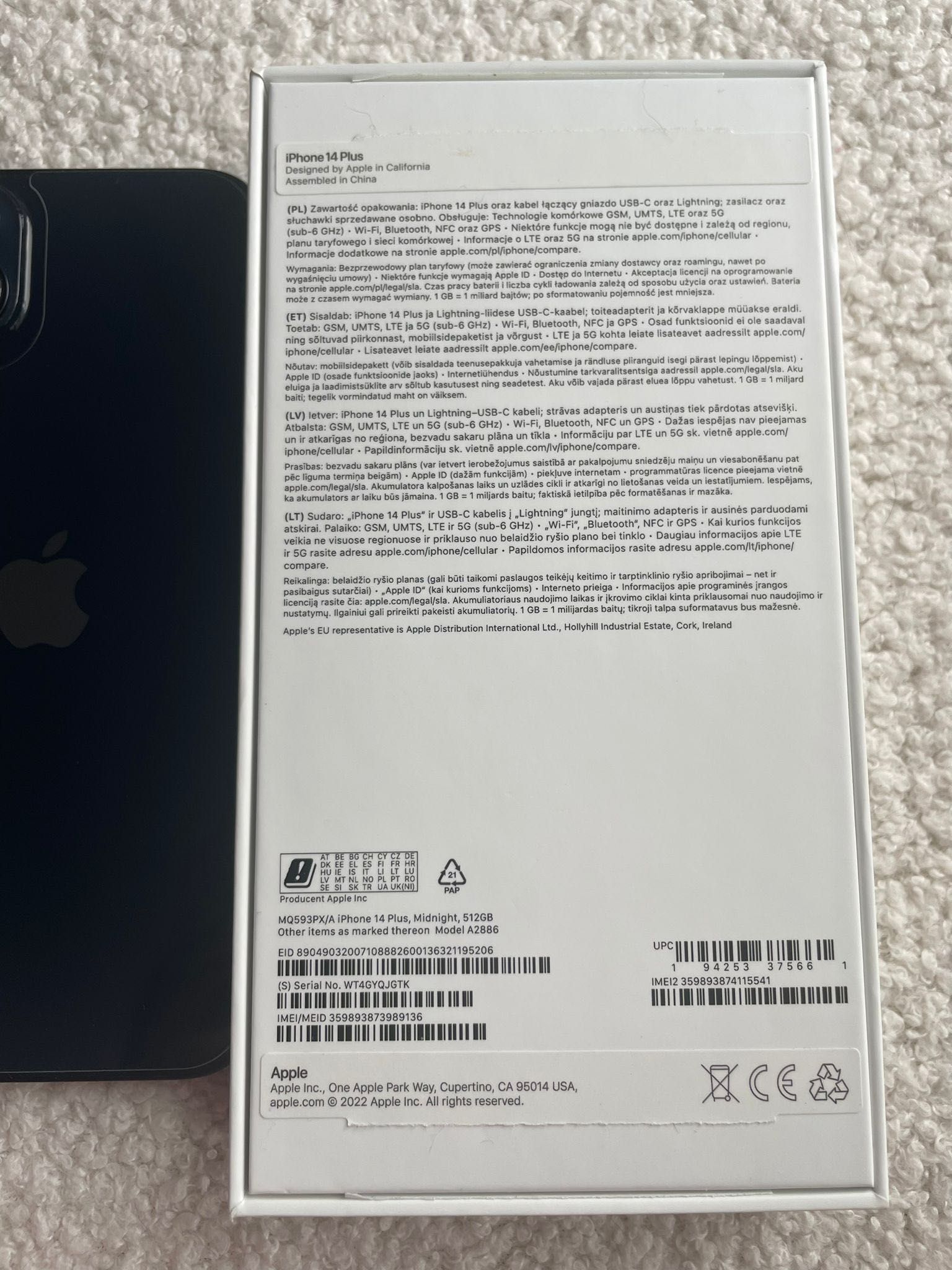 iPhone 14 Plus 512g
