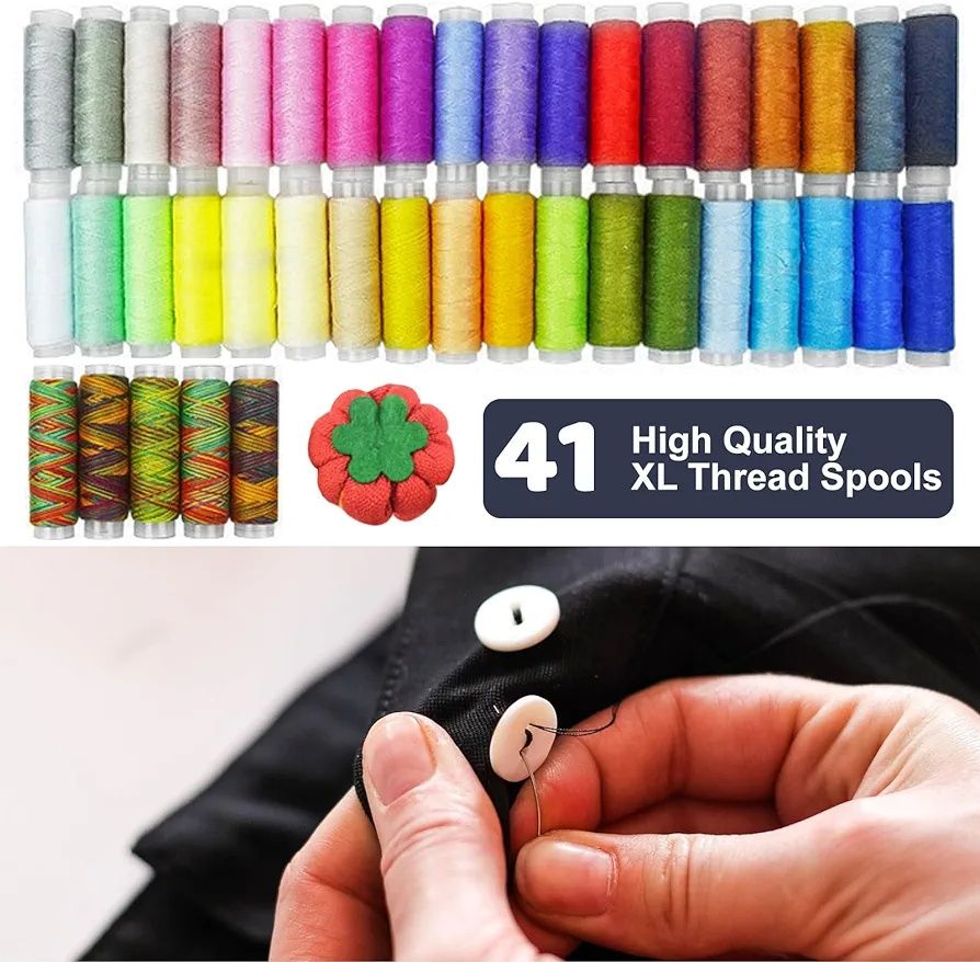 Kit de costura maxi em bolsa (364 peças) - NOVO ENVIO GRÁTIS