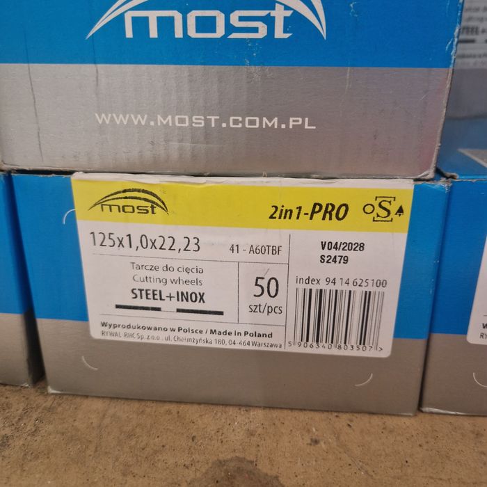 SUPER Tarcze do ciecia Most Pro 1×125