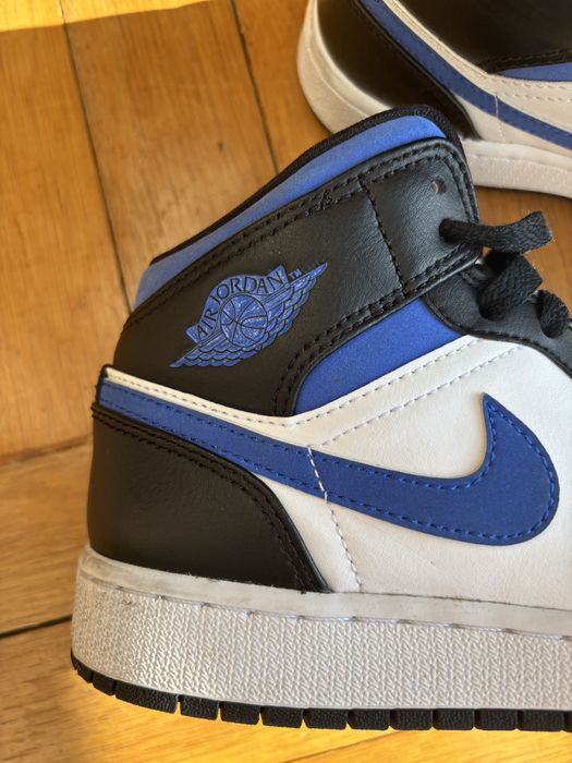 Air Jordan 1 - White Black Racer Blue