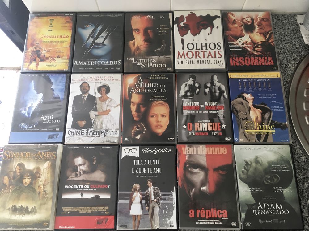 Vários dvds em bom eatado