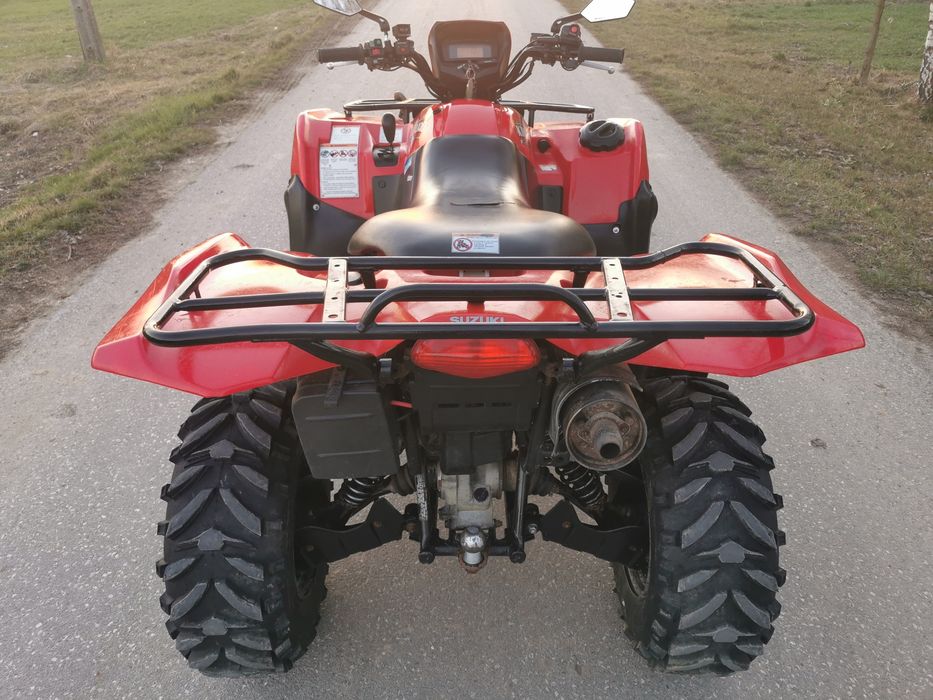 Suzuki Kingquad 700cc 4x4 Wyciągarka Grzane Manetki Nowe opony!