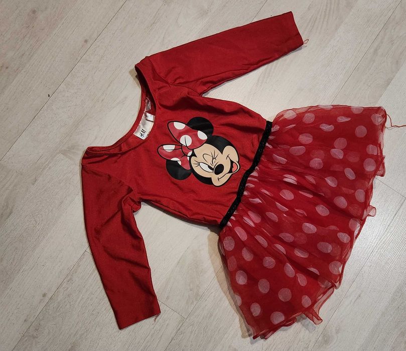 strój myszka miki mini sukienka przebranie 1353