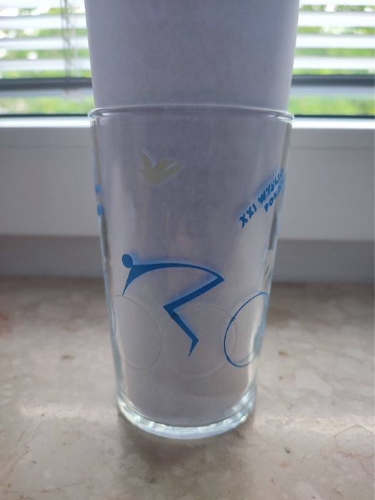 Szklanka XXI Wyścig Pokoju 1968 Rok Berlin-Praha-Warszawa Do Neg.