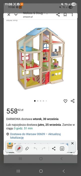 Domek dla lalek drewniany duży Melissa & Doug