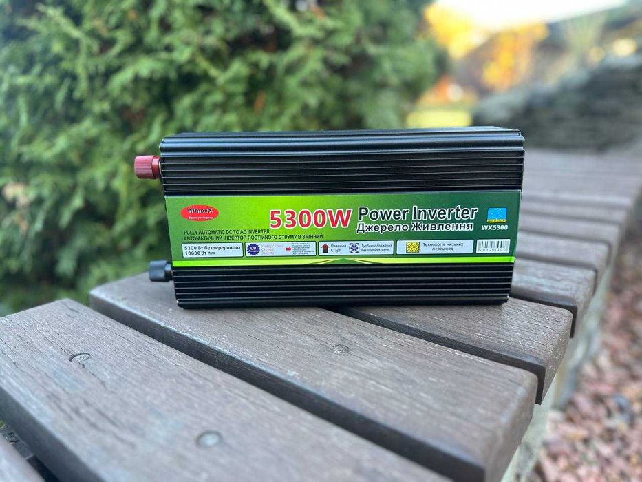 ‼️ Преобразователь тока 24в 5300ватт. Перетворювач 24v 5300w. Інвертор