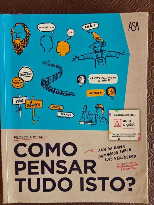 Manual Filosofia 10º Ano - Como Pensar Tudo Isto? + Livro Actividades