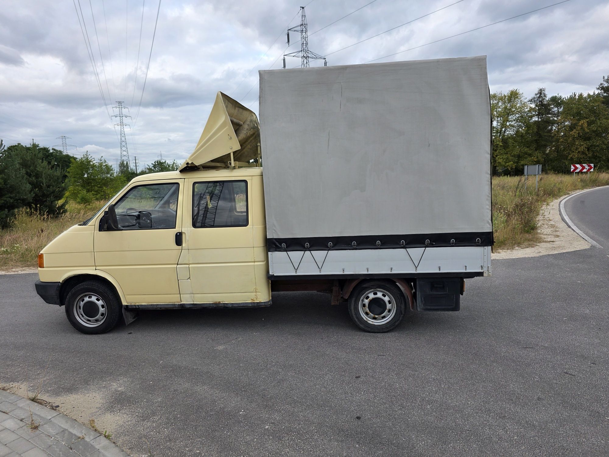 Volkswagen t4 2.4d Skrzynia z Plandeka Regulowana/Zamiana/super Stan