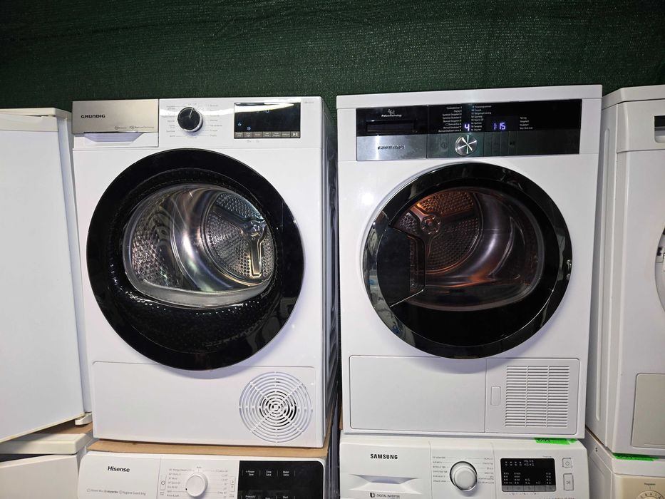 Suszarka Grundig z pompą ciepła.9 kg A 3+.LCD.Bęben podśw. Gwar.