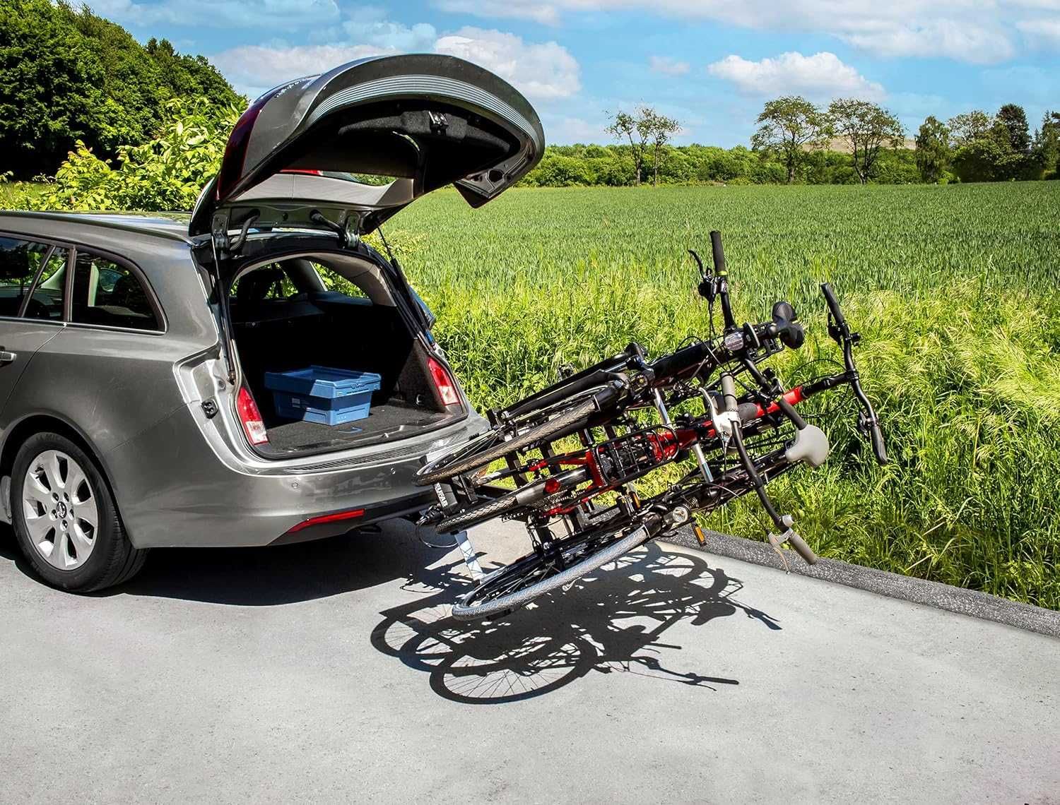 Bagażnik rowerowy EUFAB Premium 3 na hak – 3 rowery, składany,  NOWY