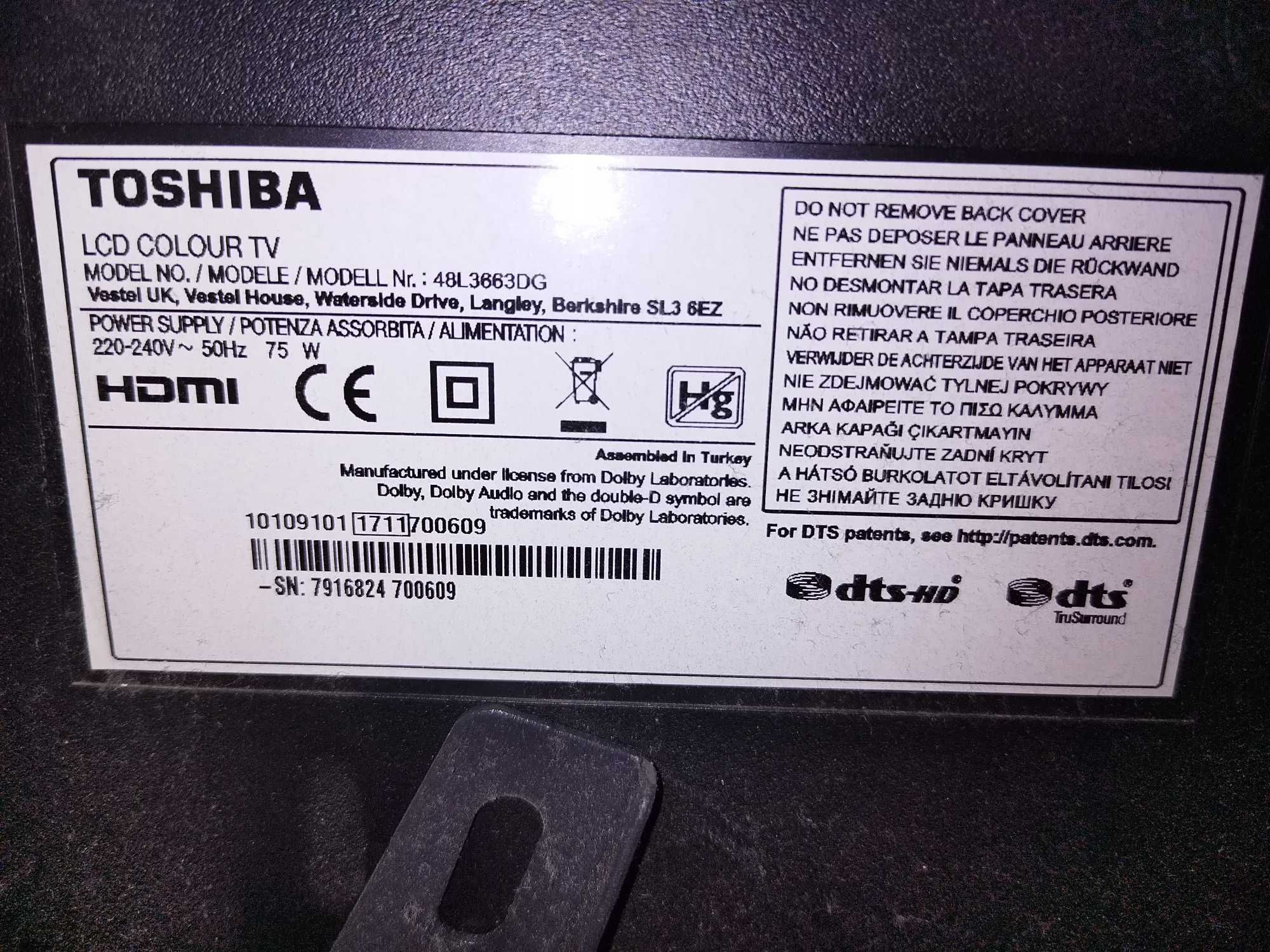 Telewizor Toshiba 48 cali