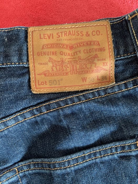 Spodnie jeans Levis 501     W30 L34