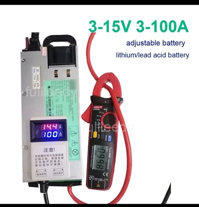 Зарядний пристрій зарядка 120 ампер для lifepo4