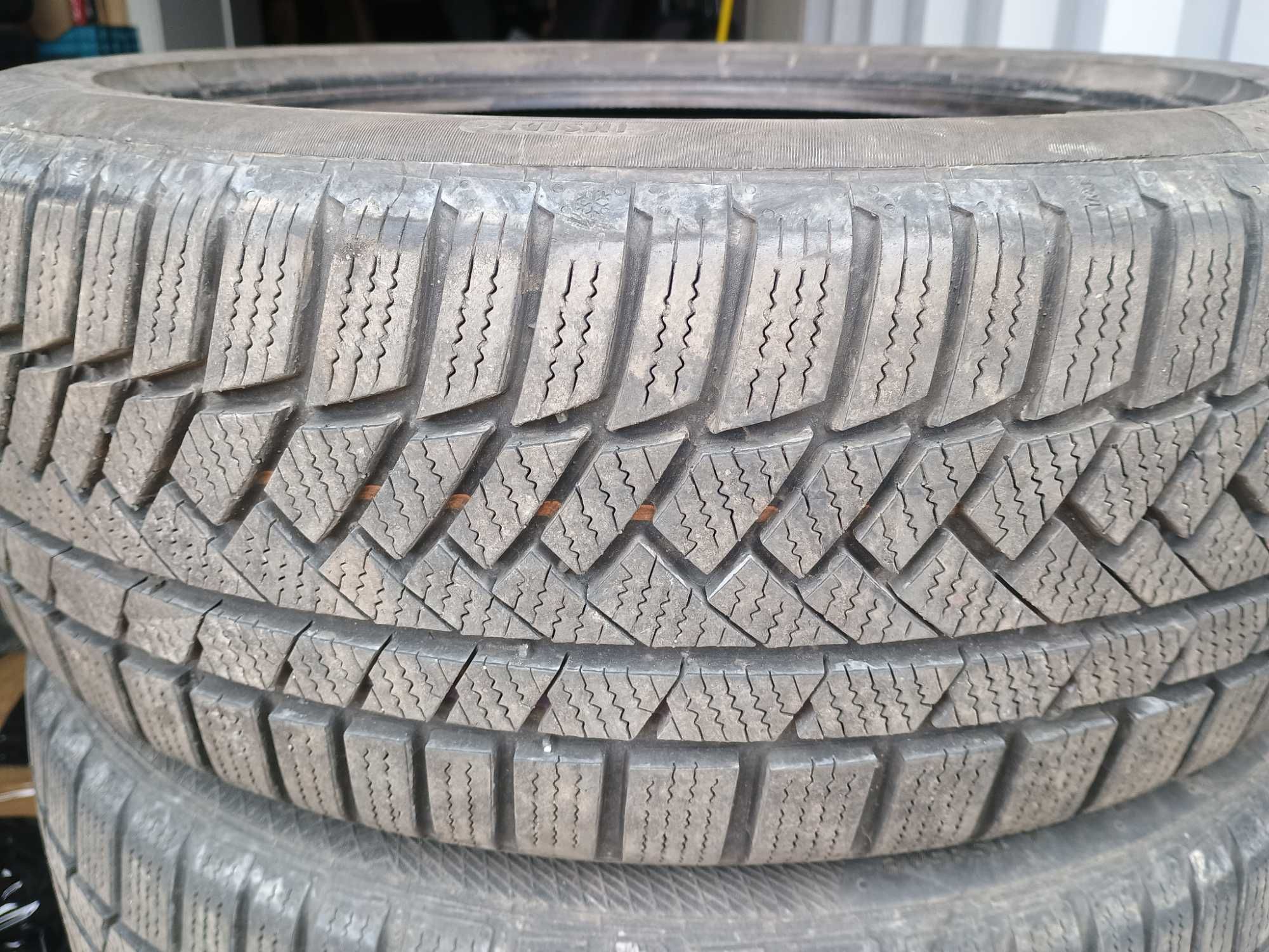 Zimowe opony Continental 205/50 r17 komplet 4 sztuki Bieżnik 7,5mm