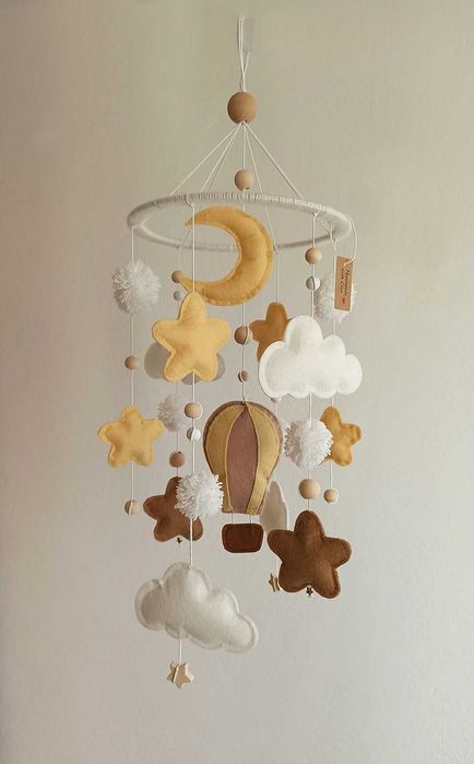 Karuzela do łóżeczka ręcznie robiona