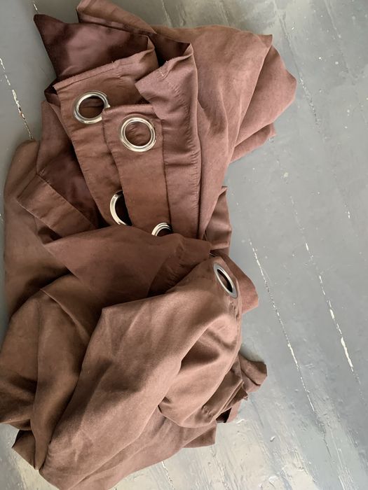 Штори з юск шоколад