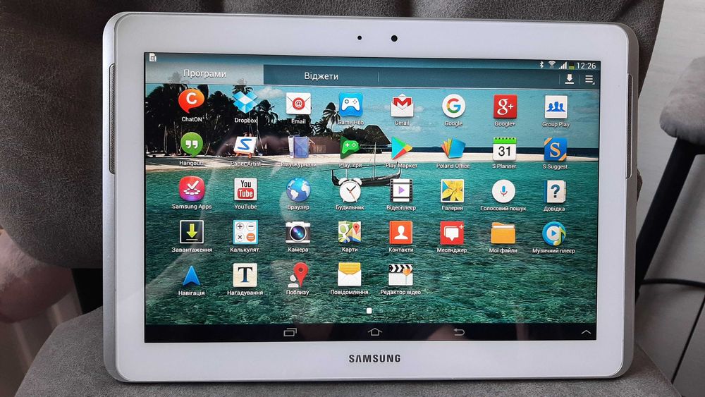 Планшет Samsung galaxy, 10 дюймів, 3G ,16 Gb ,wifi