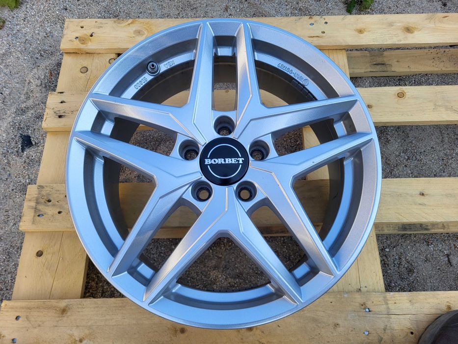 [1183] Felgi aluminiowe 17 Cali 5x112 7J Audi VW Mercedes Borbet et48