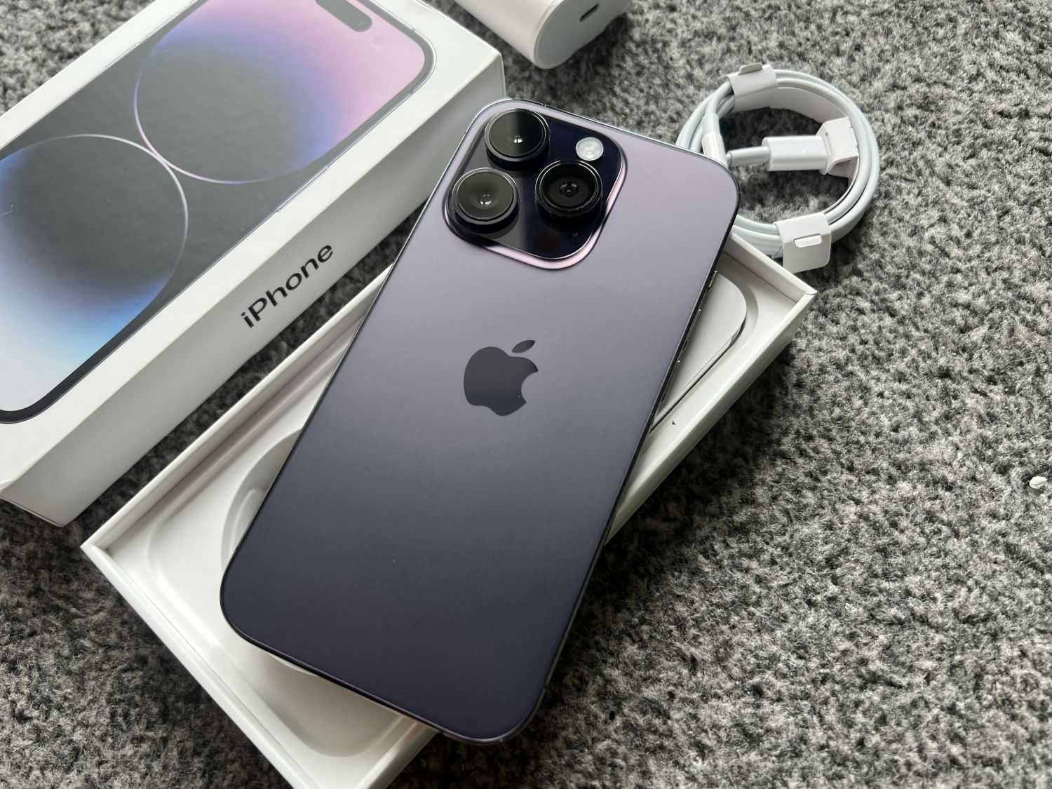 iPhone 14 Pro 256GB PURPLE FIOLETOWY Bateria 98% Gwarancja +SZKŁO