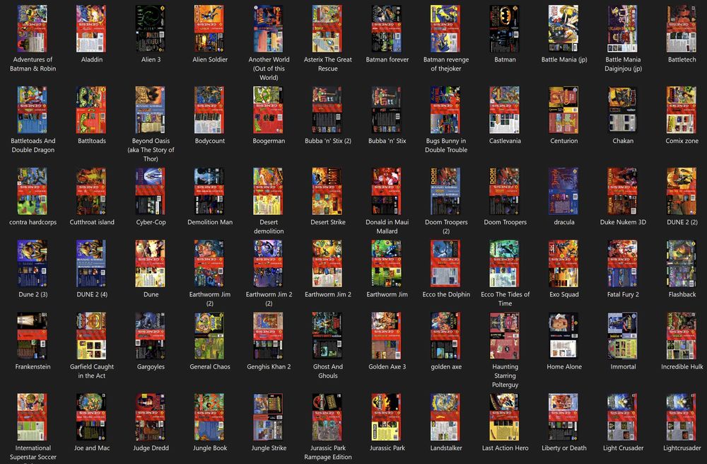 Наклейки, обложки, а также мануалы для SEGA, Dendy, SNES