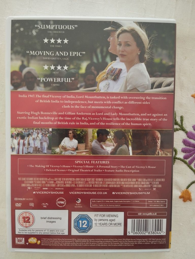 Dvd Viceroy's house