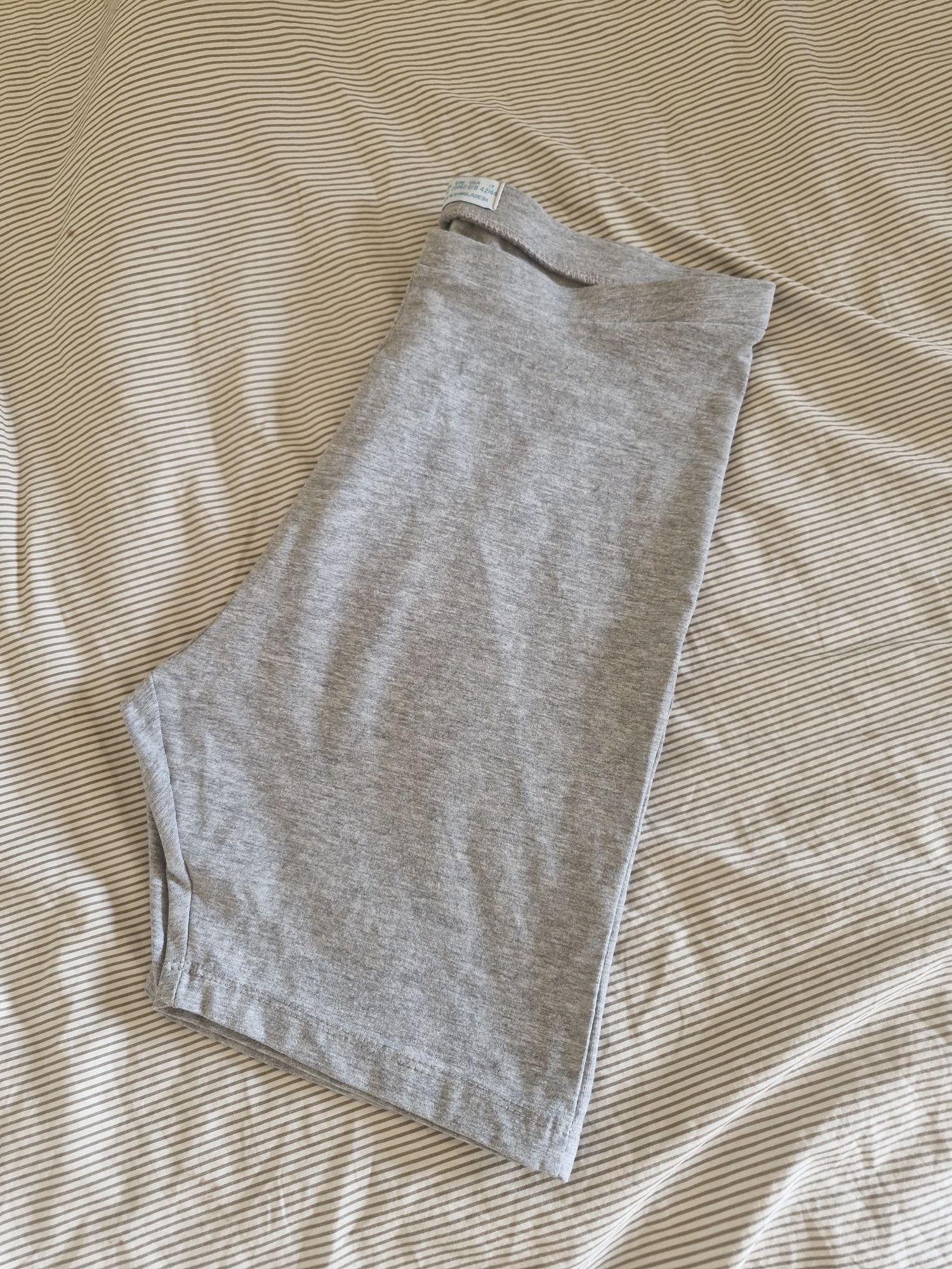 Legginsy kolarki szare