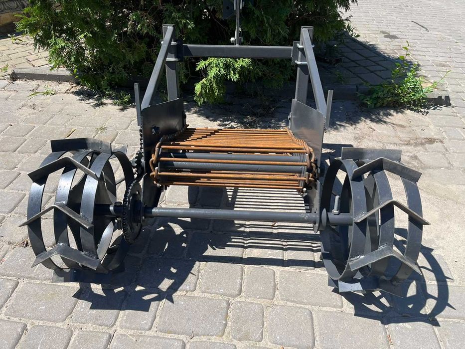 Картоплекопач копалка транспортерний для мотоблока. Покращений.