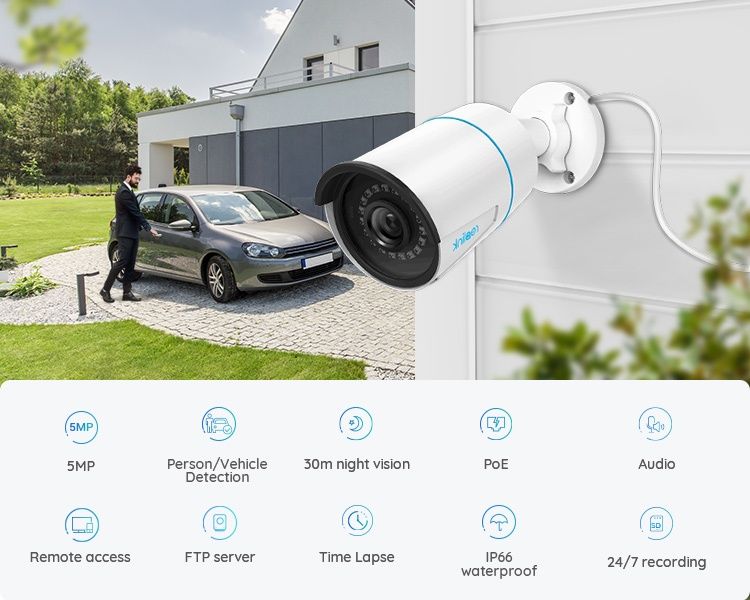 IP POE камера Reolink RLC 510A 520A 810A 811A Duo 2 Poe