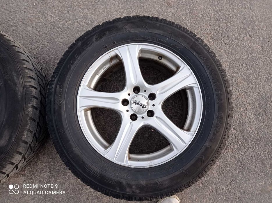 Alufelgi R17 VW,Audi Q5 Q3 A6 Opona Zima 235/65/R17