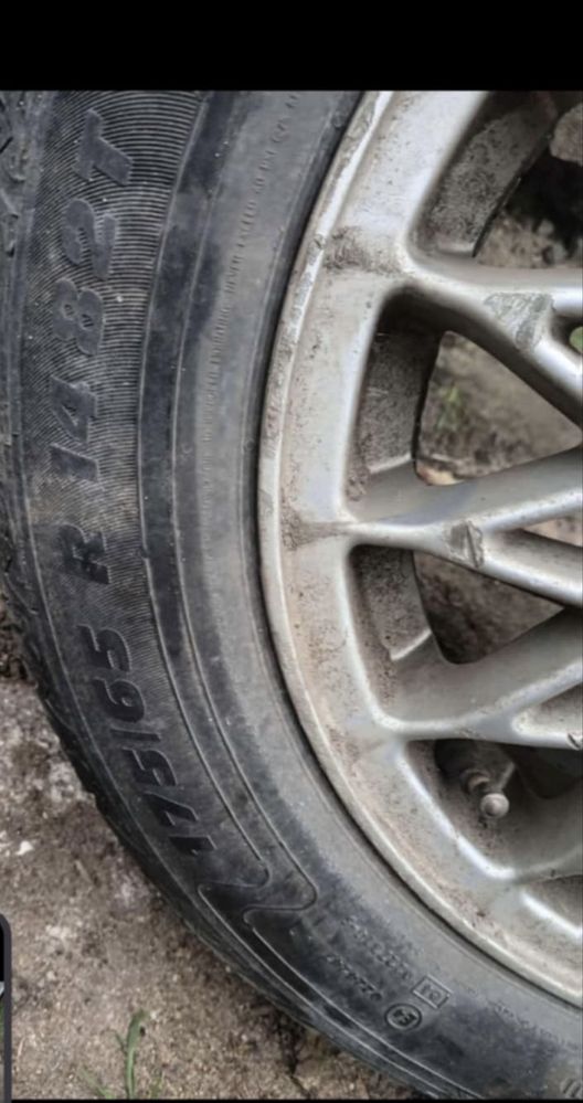 Alufelgi 14” Opel Corsa C + koła 4 sztuki