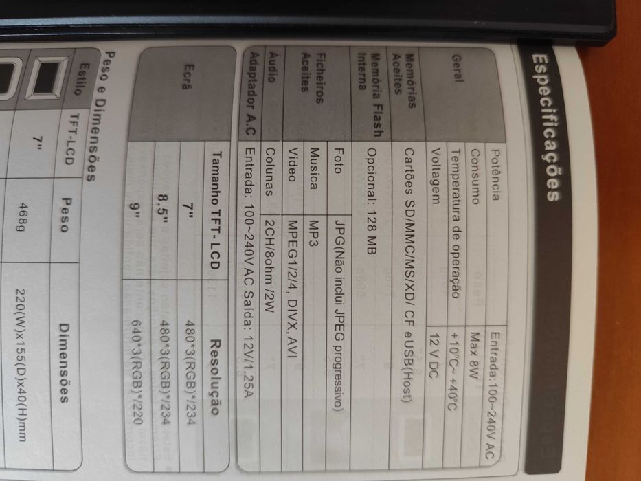 Moldura digital - Lacor New Milan 3.0 (7'')
