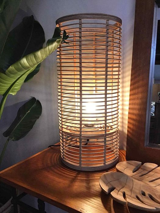 candeeiro, decoração, rattan, palhinha, bambu,  rustico