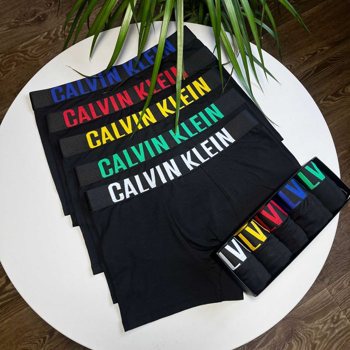 5 шт - 500грн Труси чоловічі Calvin Klein / Трусы мужские боксеры