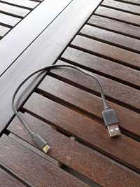 Kabel USB a USB micro 31cm nowy