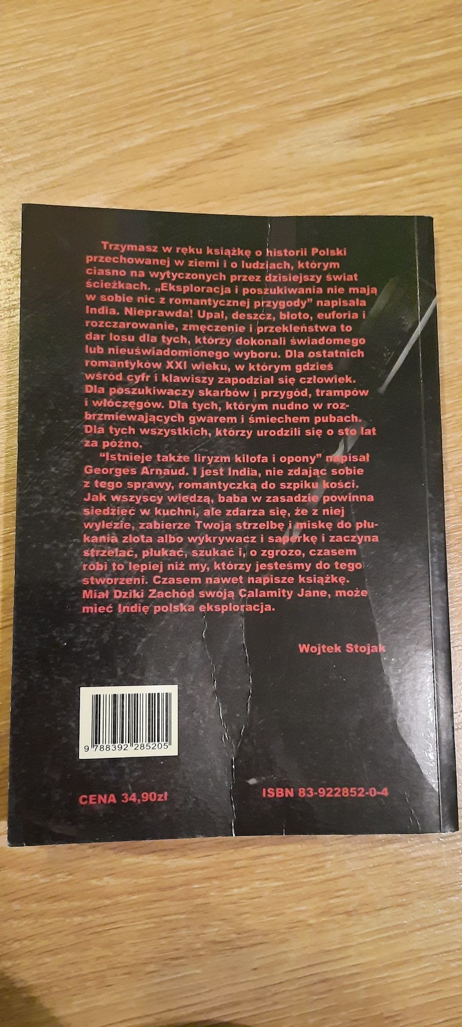 Książka " Skarby z pobojowisk"