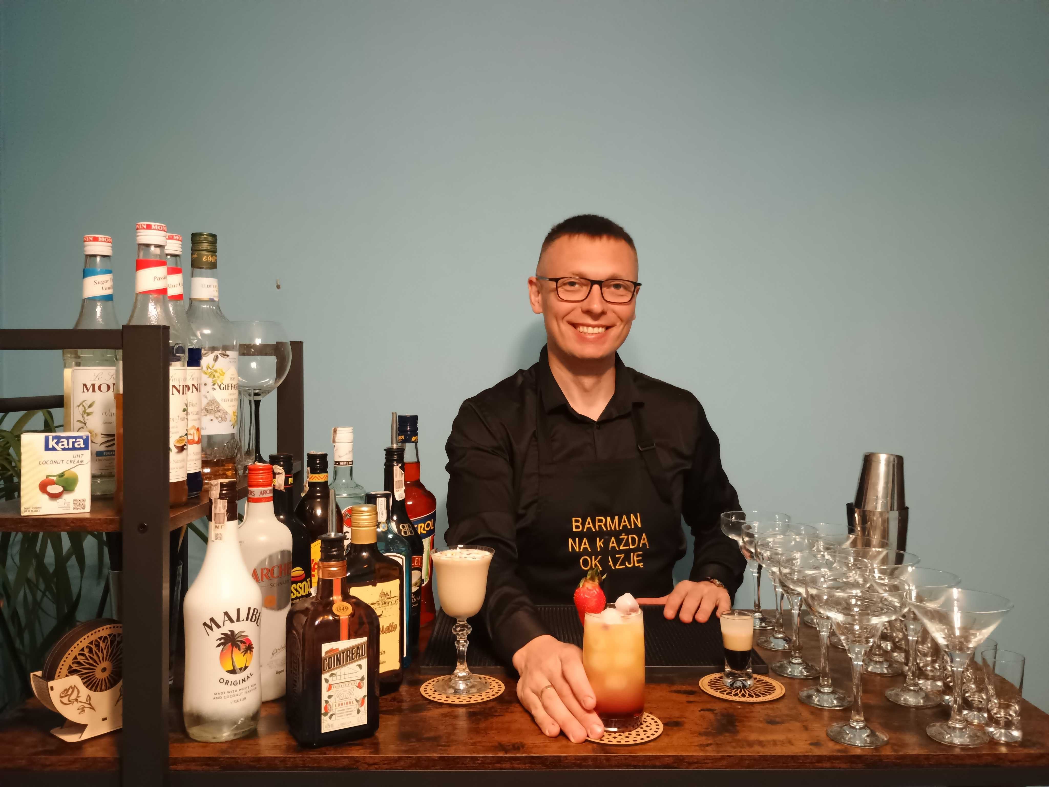 Barman drink bar eventowy