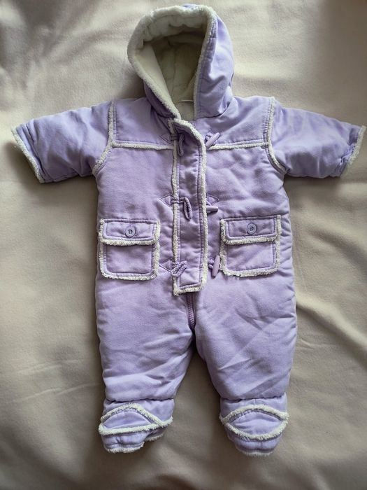 Śpiworek do wózka dla dziewczynki 3-6 mcy kombinezon.