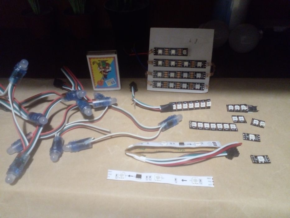 Одним лотом RGB LED. Светодиоды програмируемые !