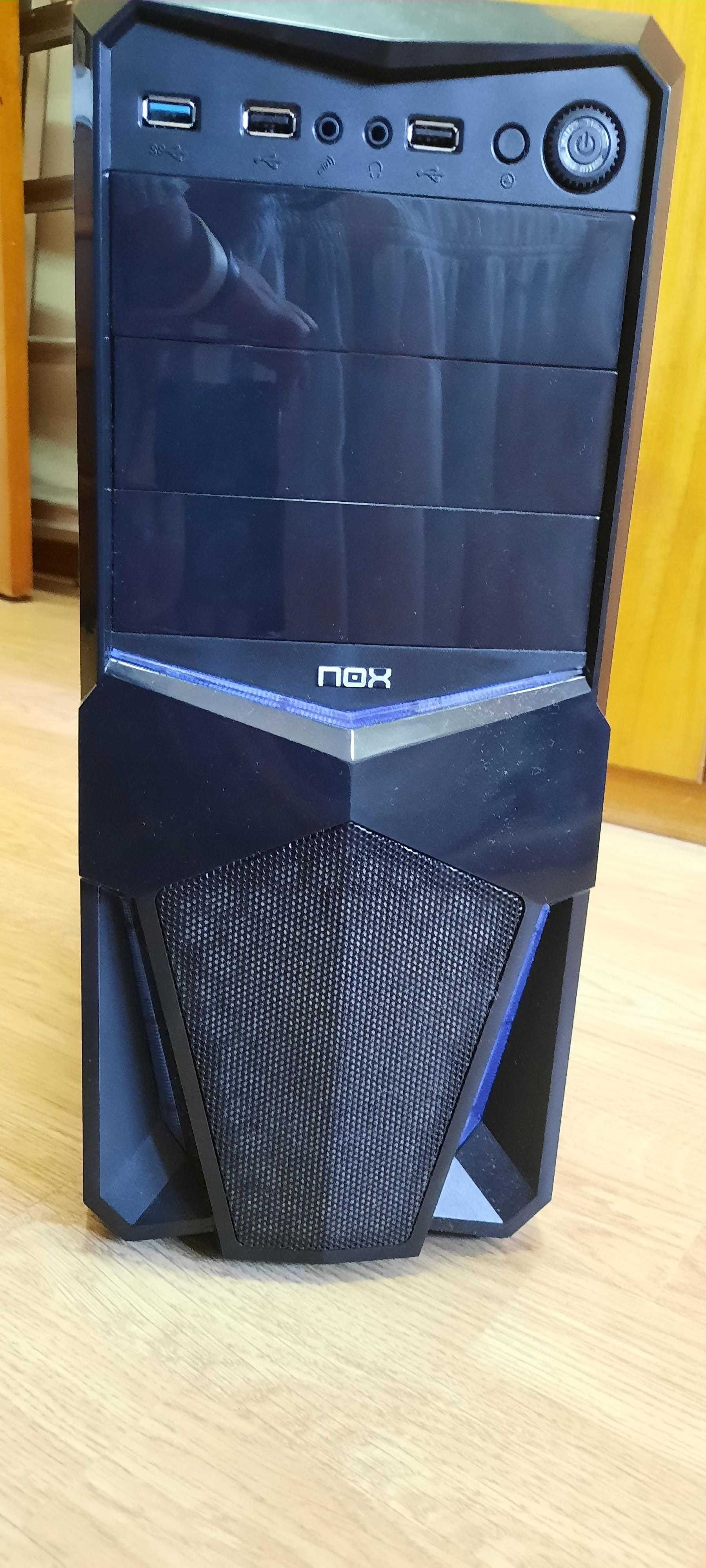 ATX Nox Pax USB 3.0 LED Azul Preta (Caixa)