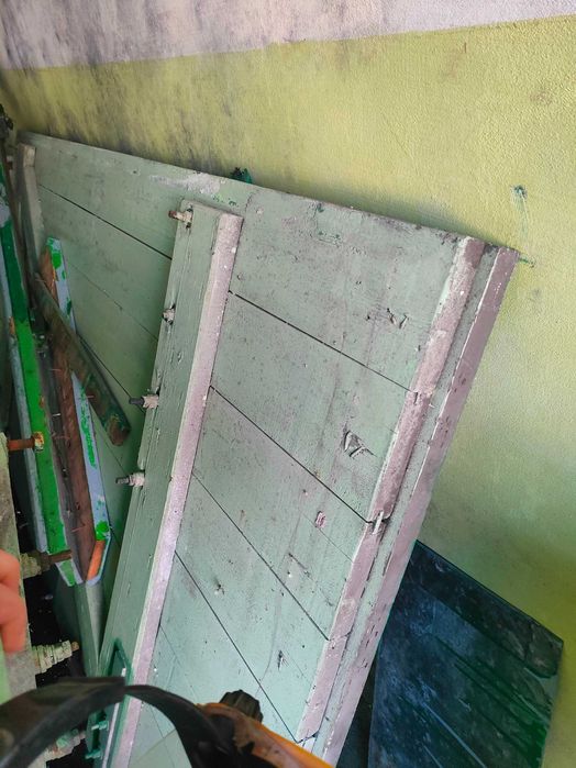 DRZWI GARAŻOWE, drewniane z demontażu