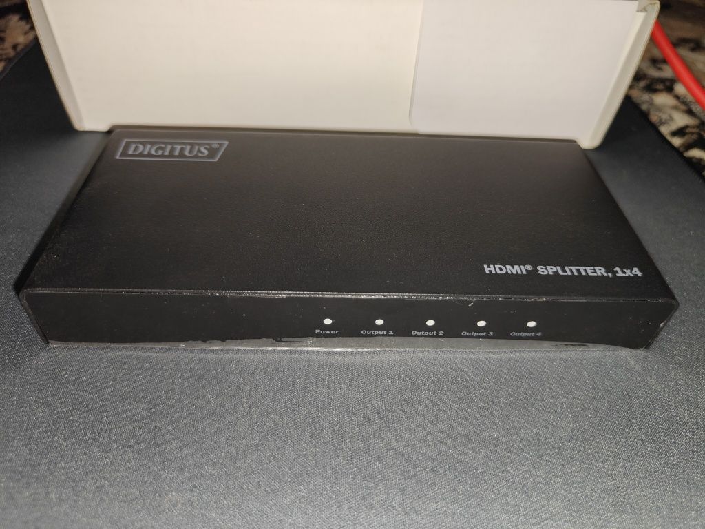 Сплітер Digitus HDMI 1*4 4K/60 Hz металевий