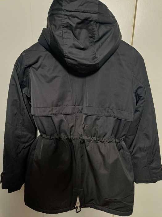 Czarna kurtka zimowa parka Pull&Bear M
