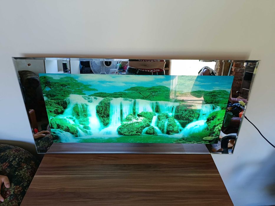 Obraz podświetlany PRL efekty