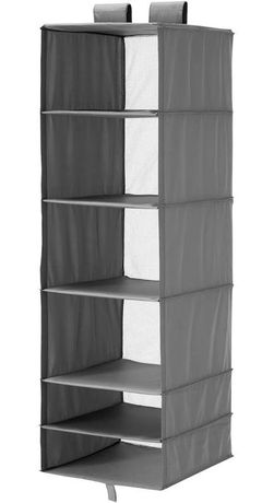 Ikea skubb półki materiałowe na drążek szafy