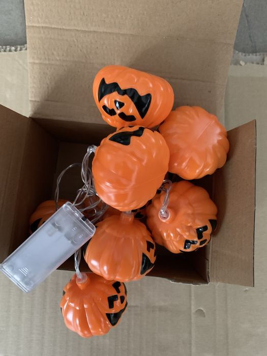 Lampki ozdobne na halloween dynie