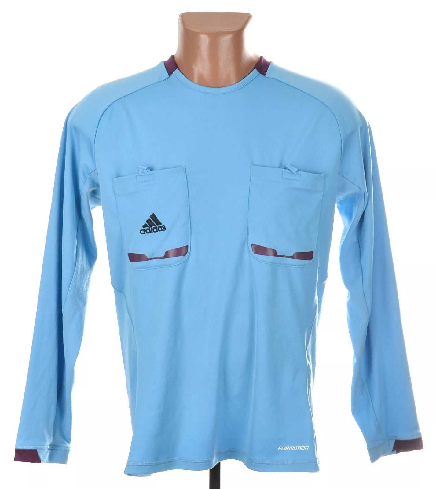 NOWA Koszulka sędziowska ADIDAS FORMOTION niebieska długi rękaw UNISEX