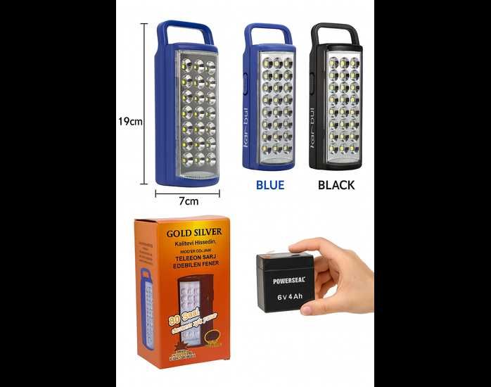 Фонарь аккумуляторный Golden Silver Ліхтар з акумулятором 6V 4.2Ah