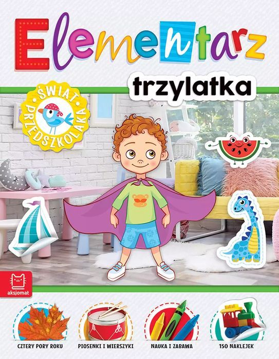 Elementarz 3-latka. Świat przedszkolaka. Wydanie II. Aksjomat